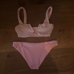 Pink L space bikini
